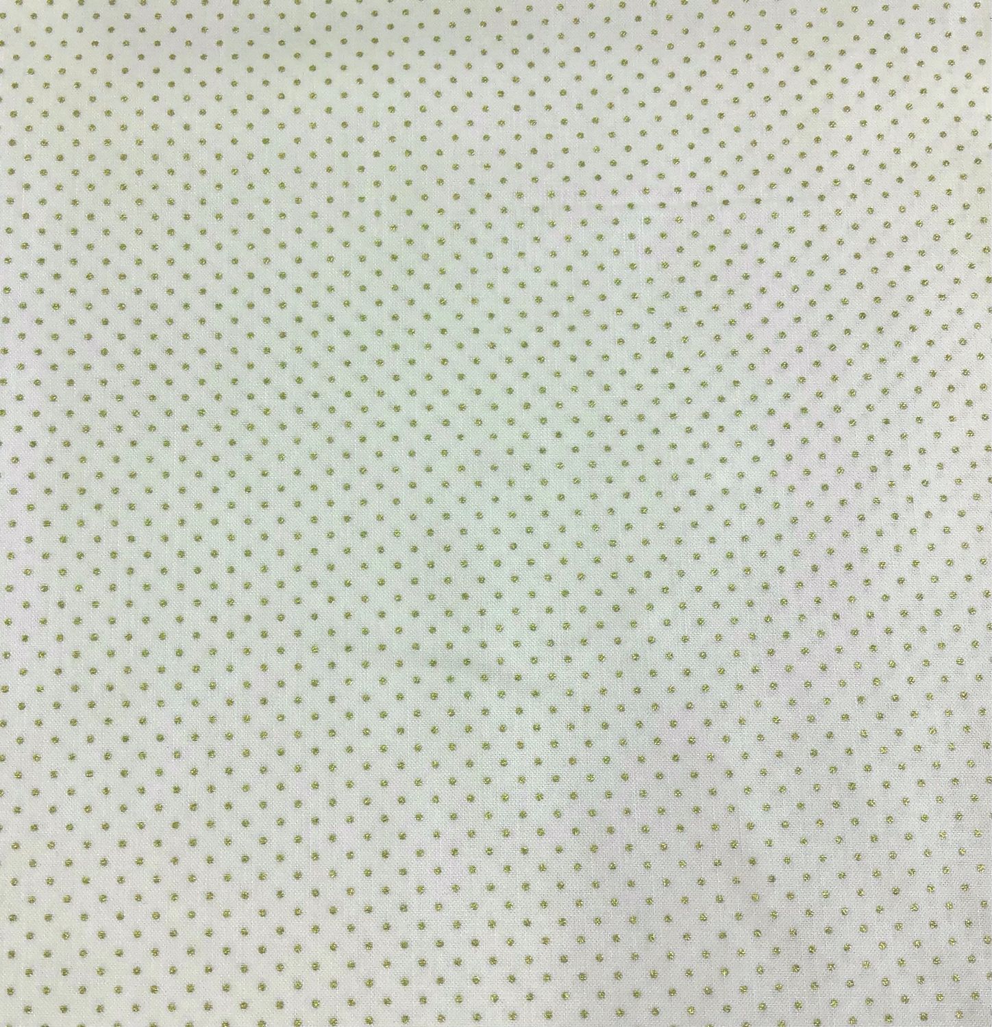Gold Dots on Cream