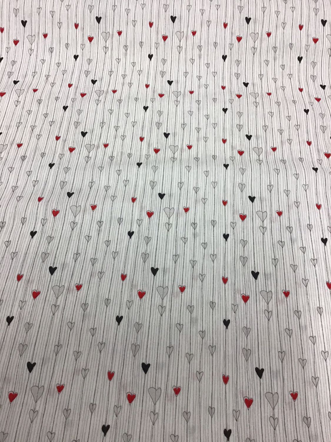 Hearts to You - Heart Stripes White