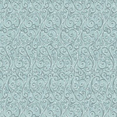 Holiday Cheer Blue Scrolls