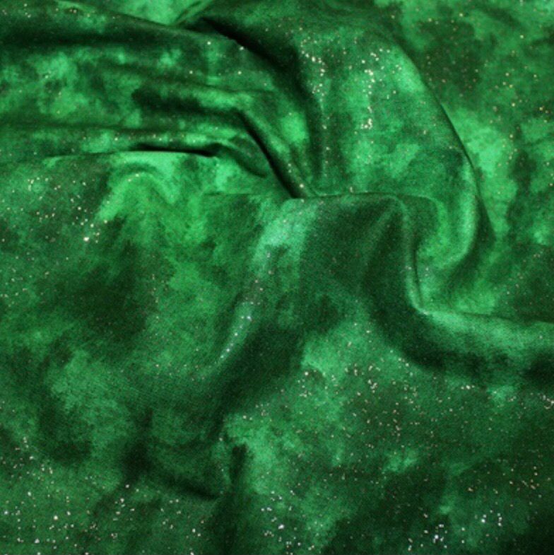 John Louden Christmas Fabric- Sparkly Blenders