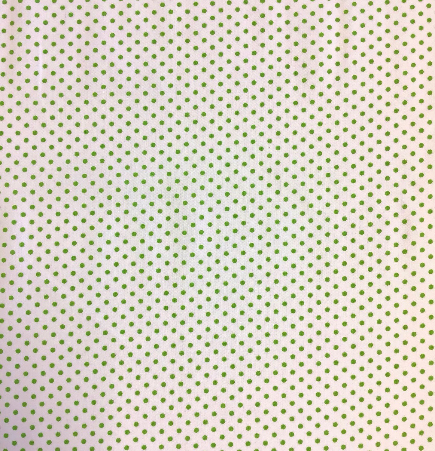 Lime Dots On White- Small