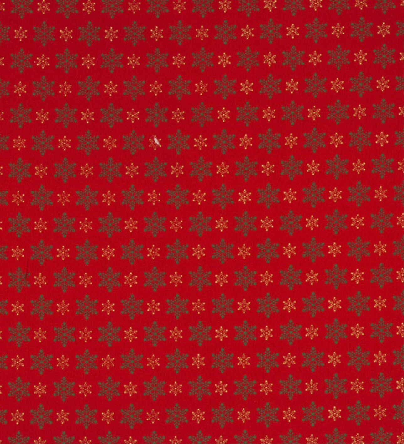 John Louden Christmas Fabric- Red Snowflakes