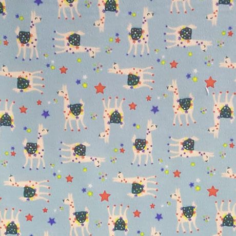 Llamas Brushed Cotton