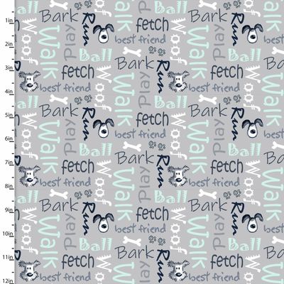 Poochie McGruff Brushed Cotton Barks