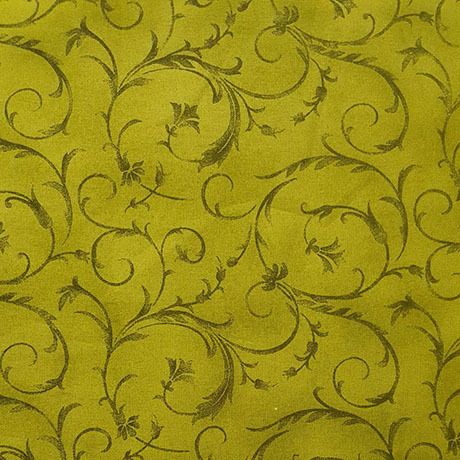 Poppies Large Pattern Green
