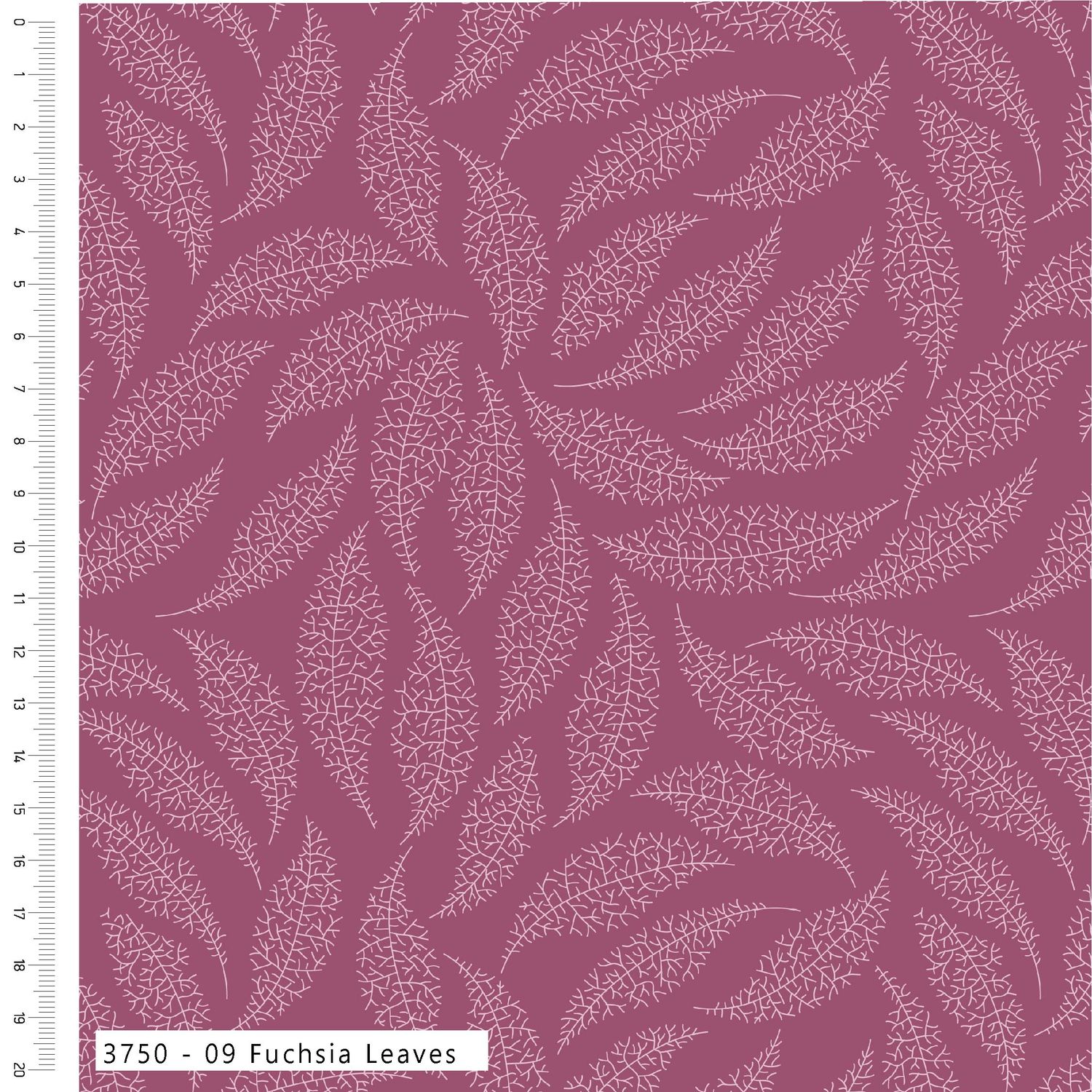 Pressed In Time - Fuchsia Leaves