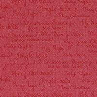 Merry Taupe Greetings Red