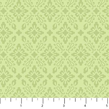 Orchids In Bloom - Green Pattern