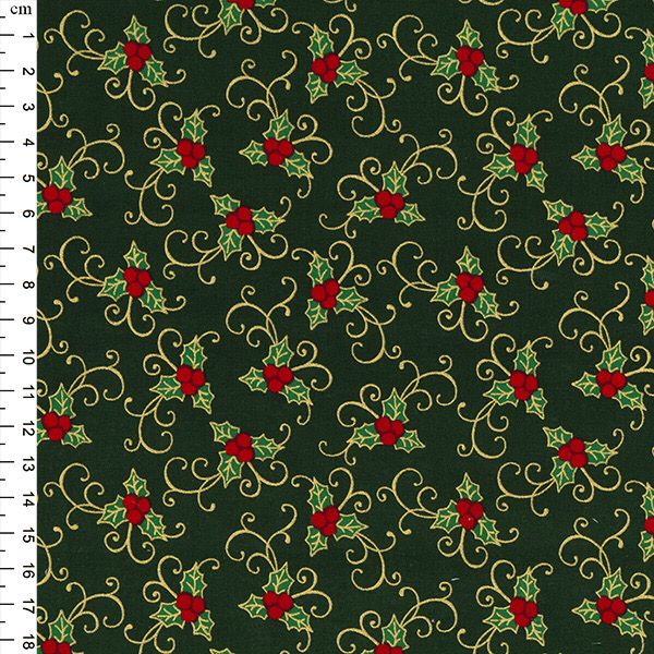 Rose And Hubble Christmas Print- Green