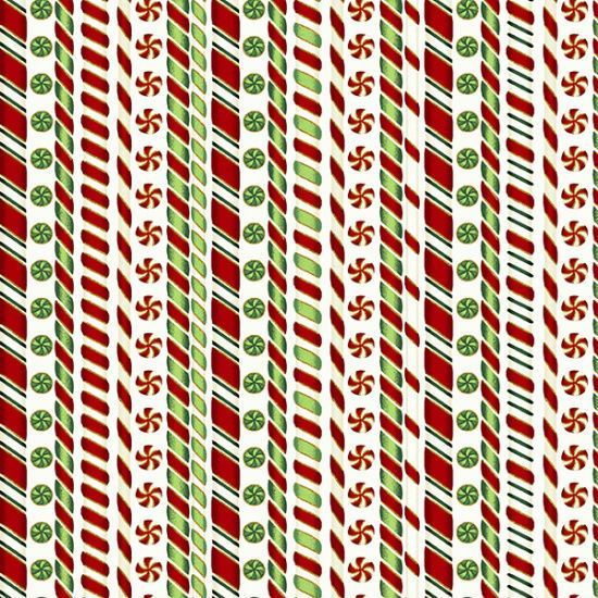 Santa's Sweets White Stripes