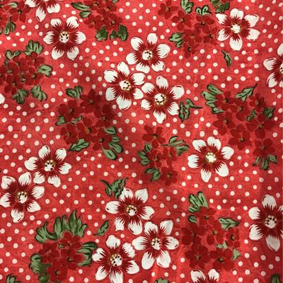 Three French Hens - Flowers Red