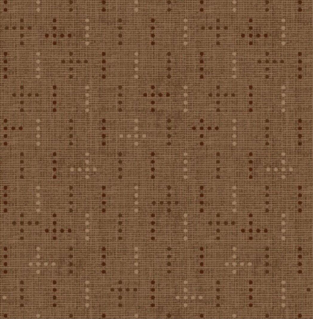 Tickled Pink- Brown Dots