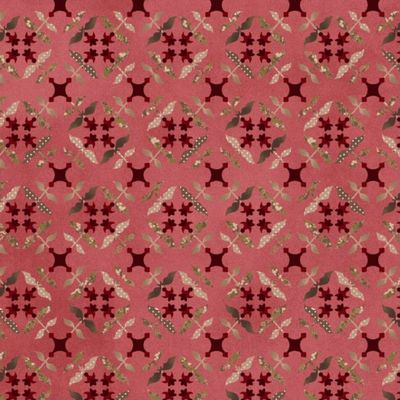 Tickled Pink- Geometric Deep Pink