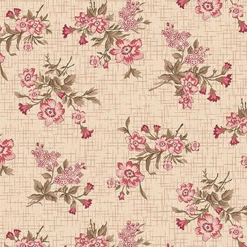 Tickled Pink- Pink, Cream Floral