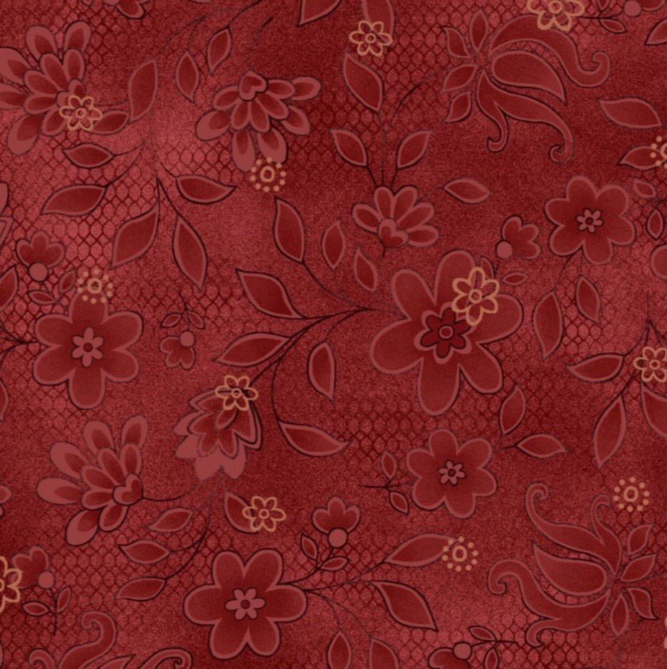 Tickled Pink- Red Floral