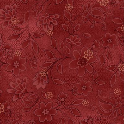 Tickled Pink- Red Floral