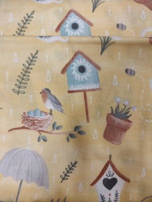 Smitten With Spring April Showers On Yellow