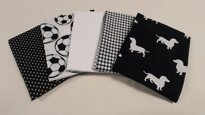 Black And White Fat Quarter Bundle