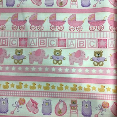 Baby Border Stripe - Pink