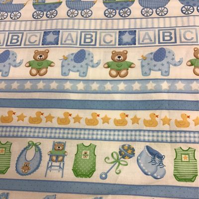 Baby Border Stripe - Blue