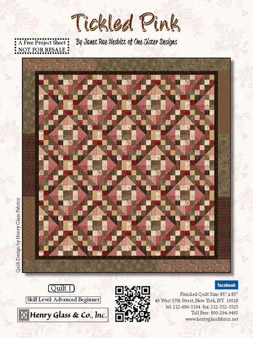 Tickled Pink Quilt Pattern