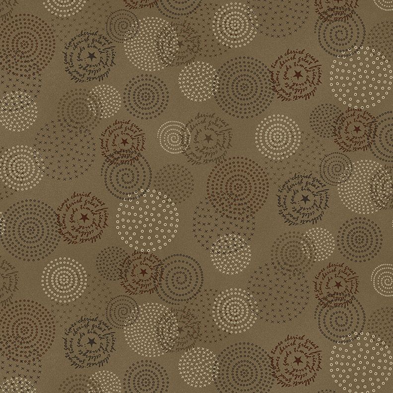 Tickled Pink- Brown Circles