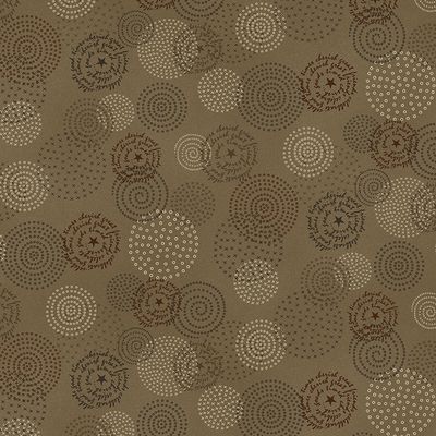 Tickled Pink- Brown Circles