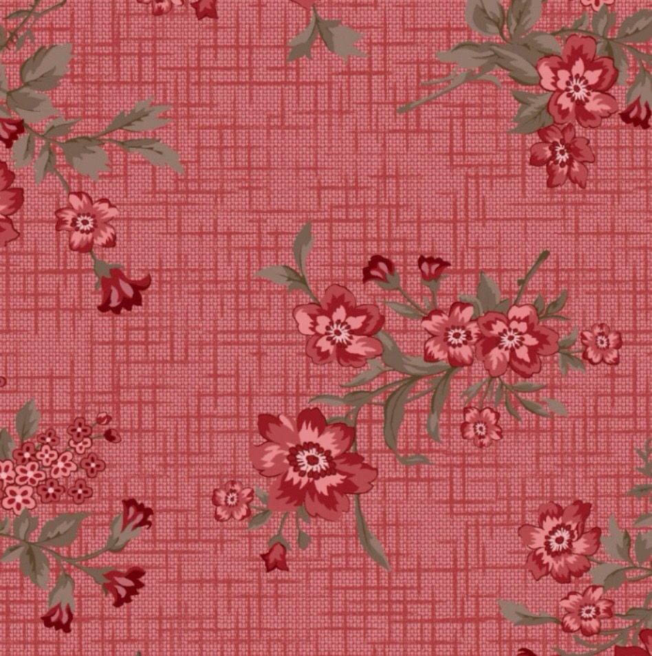 Tickled Pink- Deep Pink Floral