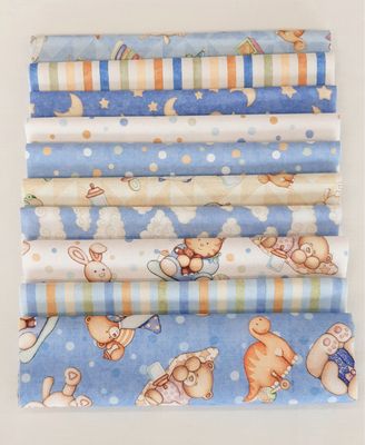 Baby Animals Blue Layer Cake