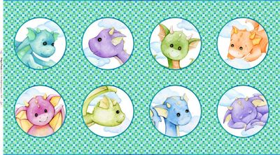Dragon Friends Circles Panel