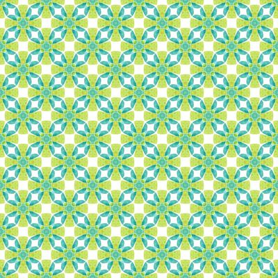 Dragon Friends Green Kaleidoscope