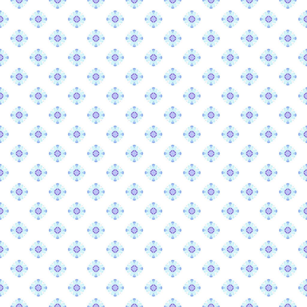 Dragon Friends Blue Kaleidoscope