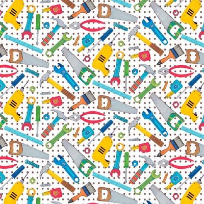 Tool Time - Peg Board - Blank Quilting