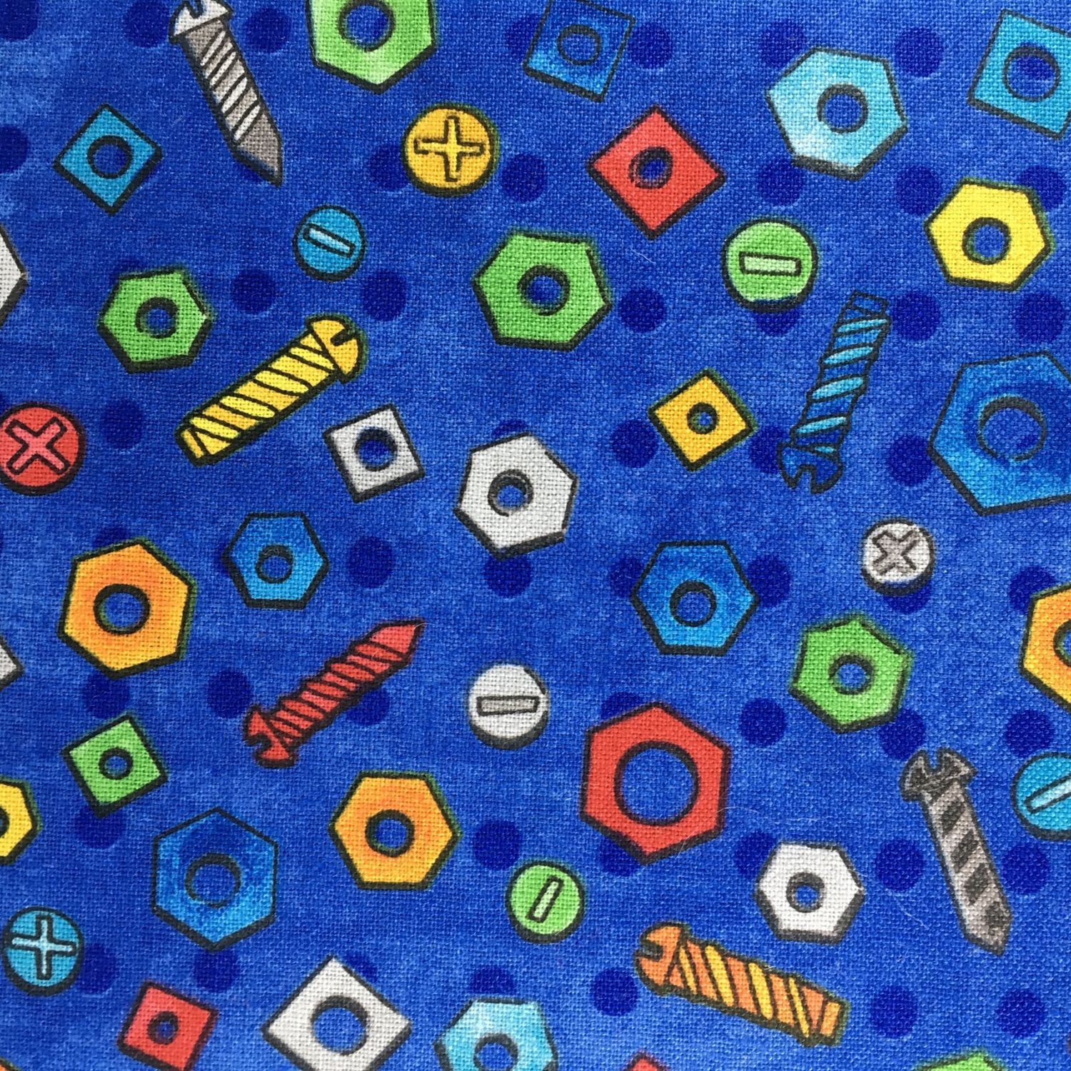 Tool Time - Nuts And Bolts - Blank Quilting