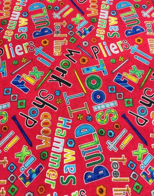 Tool Time - Words - Blank Quilting