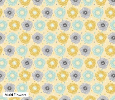 Floral Whimsy Multi Flowers
