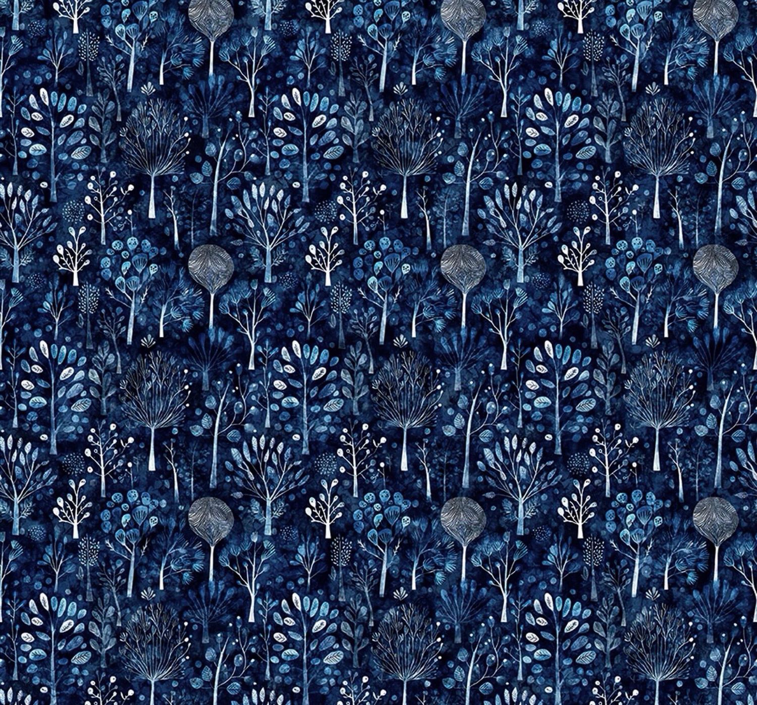 Night Owls- 31570-N- Trees Navy