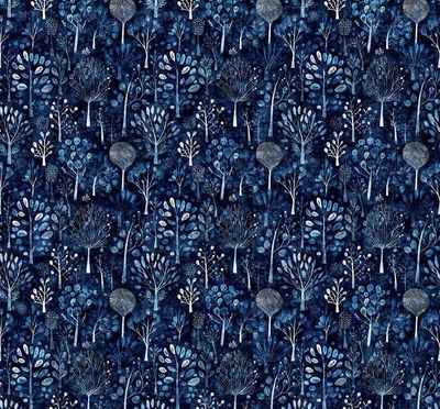Night Owls- 31570-N- Trees Navy