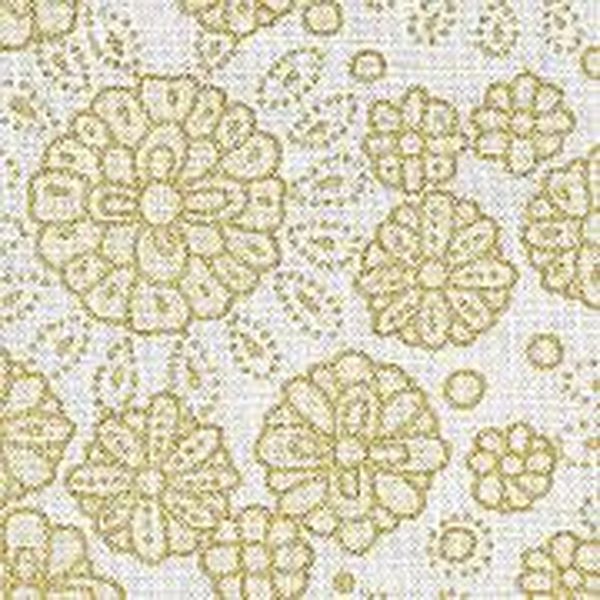 Peacock Flowers Beige