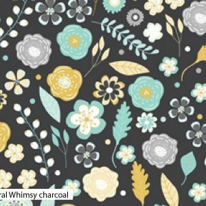Floral Whimsy Charcoal