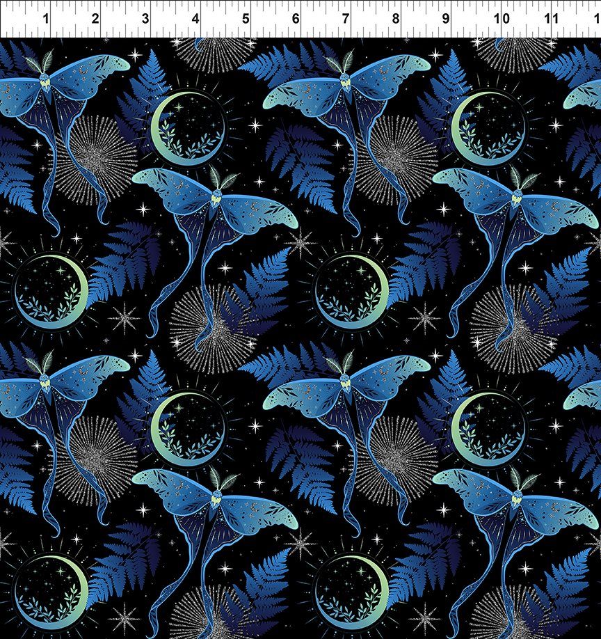 La Luna Blue/Silver Lunar Moths - 5LL