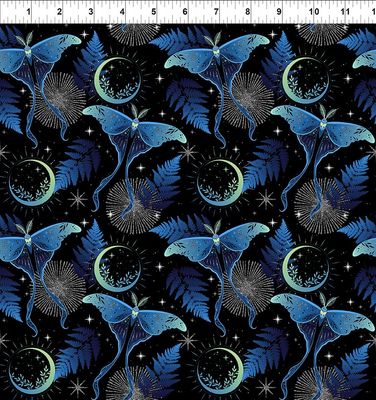 La Luna Blue/Silver Lunar Moths - 5LL