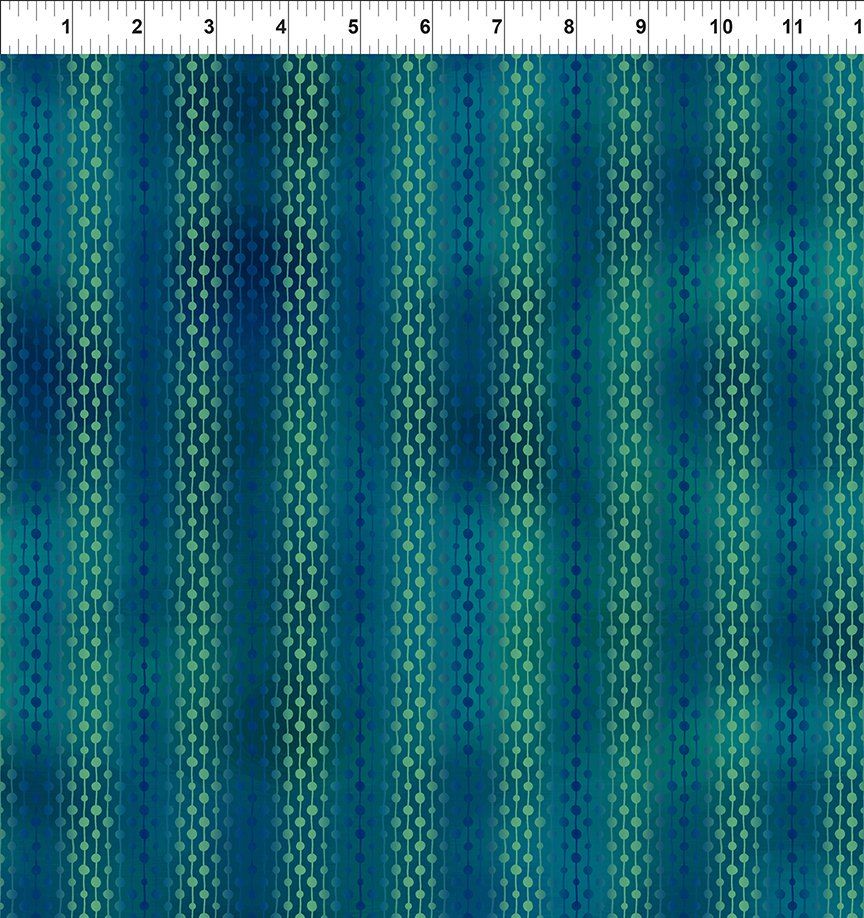 La Luna Teal Ombre Stripes - 10LL