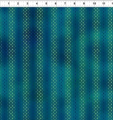 La Luna Teal Ombre Stripes - 10LL