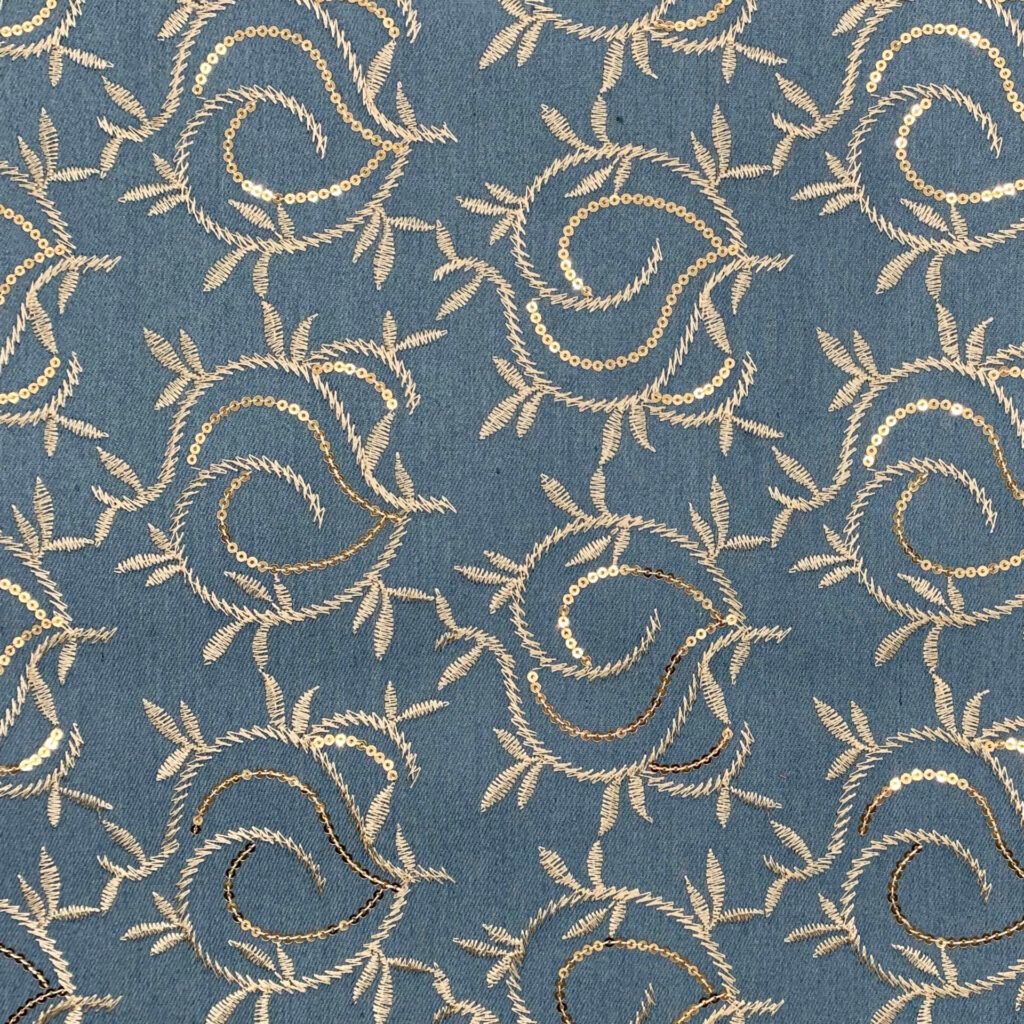 Embroidered Denim
