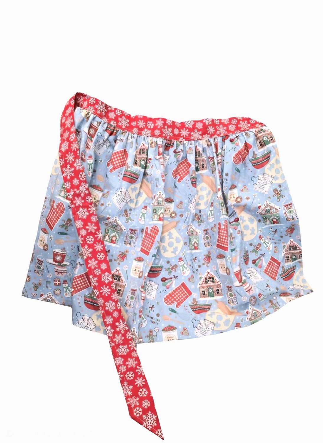 Sugar &amp; Spice Half apron, Christmas