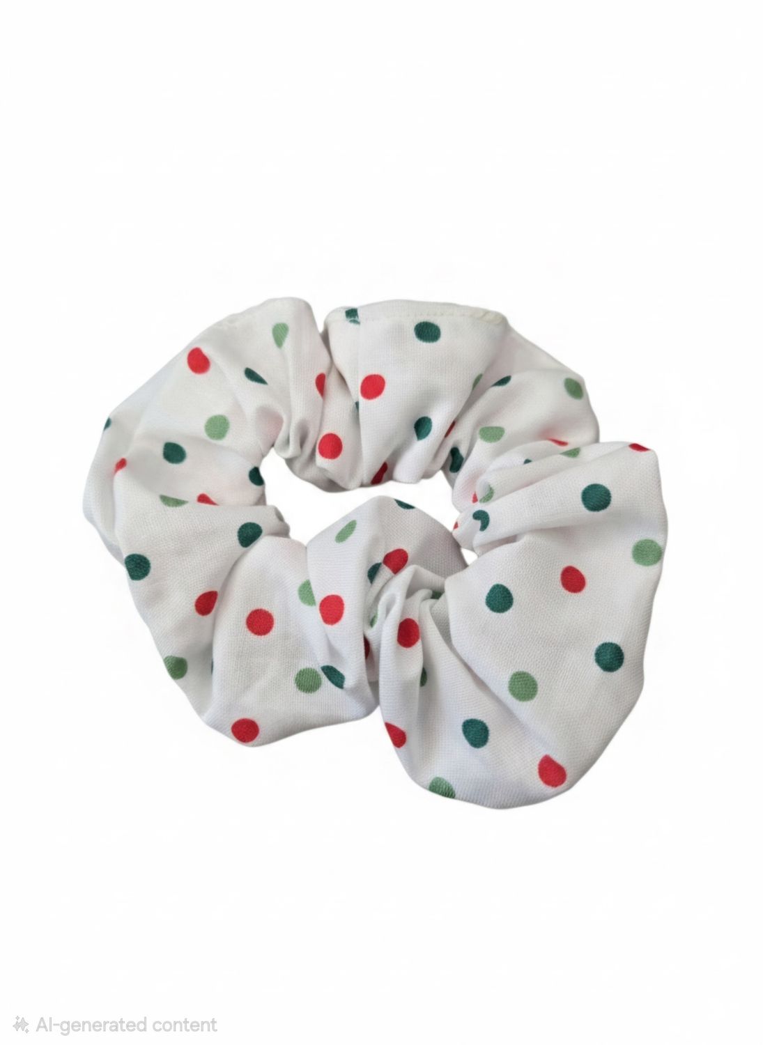 Red and Green Christmas Scrunchie