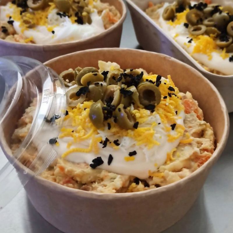 Ensaladilla Rusa de Atún y Huevo