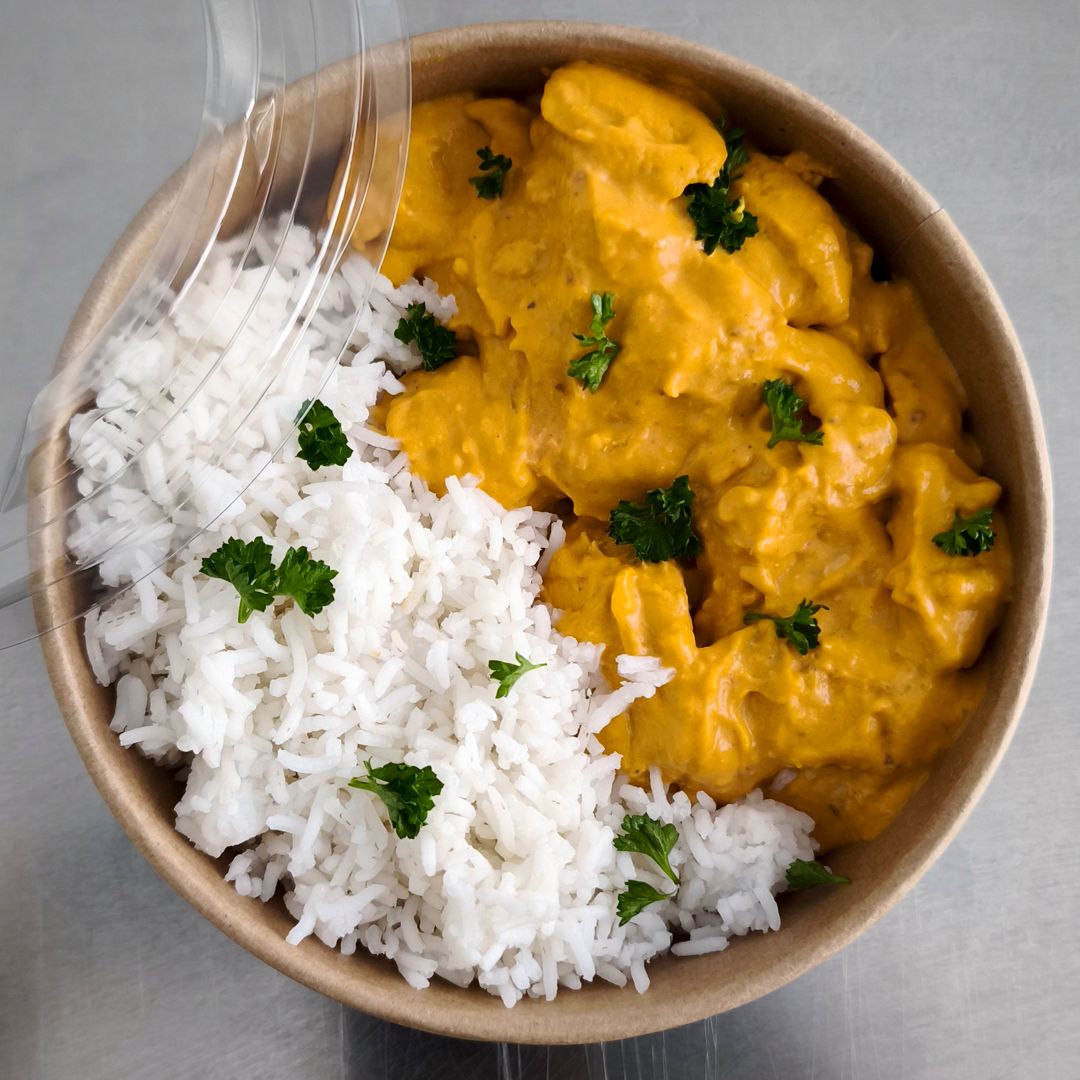 Pollo al estilo Hindú con Arroz Basmati