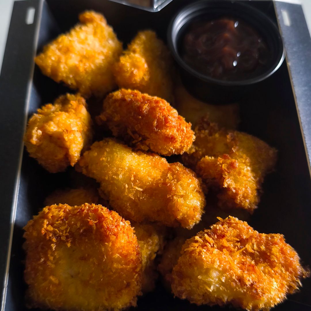 Pack Caja de Nuggets de Pollo y Salsa Barbacoa / 12 unidades Pack Caja de Nuggets de Pollo y Salsa Barbacoa / 12 unidades